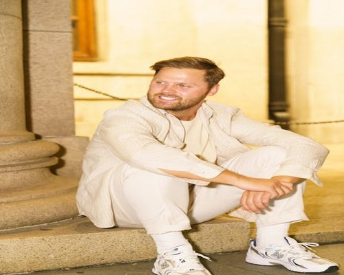 Smiling man outdoor portrait
